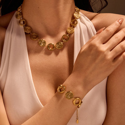 Fashion Necklace Bracelet & Necklace Suit